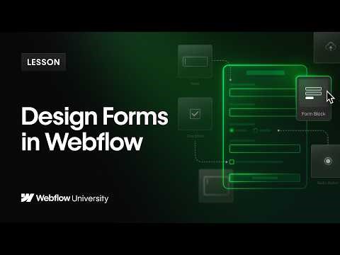 Build & style a lead gen form in Webflow – Webflow tutorial