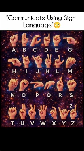 “Communicate Using Sign Language”😳