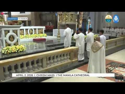 LIVE: Holy Week 2026: Chrism Mass | April 2