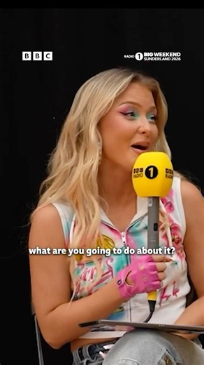 Kids ask @ZaraLarssonOfficial 'have you ever farted on stage?' 💨😂 #bigweekend #radio1 #kidsask