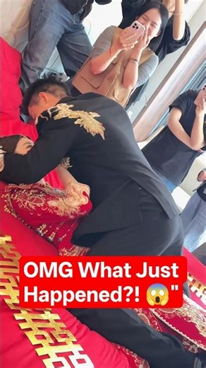 This Wedding Moment Took an Unexpected Turn 😂😱"