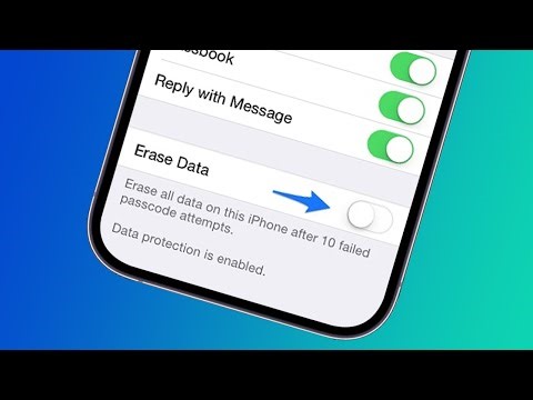 How to Set iPhone to Erase Data After 10 Wrong Passcodes (Data Protection Guide)