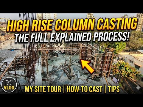 High-Rise Column Casting: The Complete Step-by-Step Guide!" @MdEhtesham-w8l @civilsitevisit 
