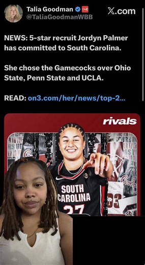 Jordyn Palmer Commits to South Carolina: Dawn Staley's Next Recruit!