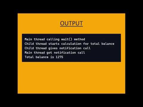 Java Programming : Inter Thread Communication