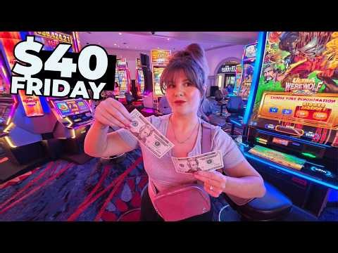 I Tried the $40 Method on 5 NEW Slot Machines in Las Vegas!