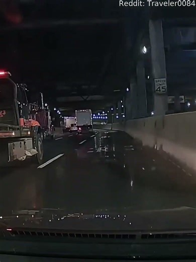 Tunnel Debris Falls Onto Busy Manhattan Expressway || ViralHog