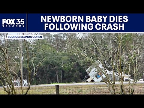 Newborn baby dies following crash involving RV, SUV in Florida