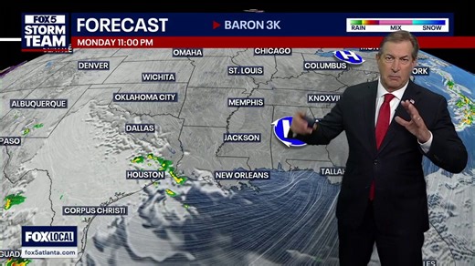 Monday night forecast