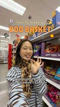 october isn’t over yet🎃 so let’s make the PERFECT boo basket @target 👻🎃🍫