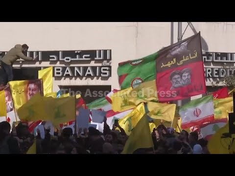 Thousands protest Lebanon prime minister's planned negotiations with Israel