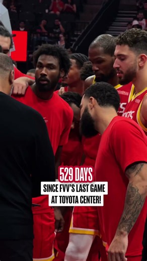 our guy is finally back 🥹 #rockets #fredvanvleet #fvv