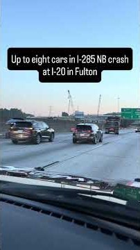 Multi-car wreck and big delay on I-285 in SW ATL
