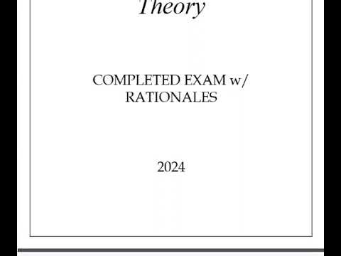 PUBH 6038 Health Behaviour Theory COMPLETED EXAM w/ RATIONALES 2026 (Complete And Verified Study