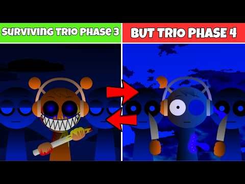 Incredibox Sprunki : Surviving Trio Phase 4 New Update #sprunki #incredibox