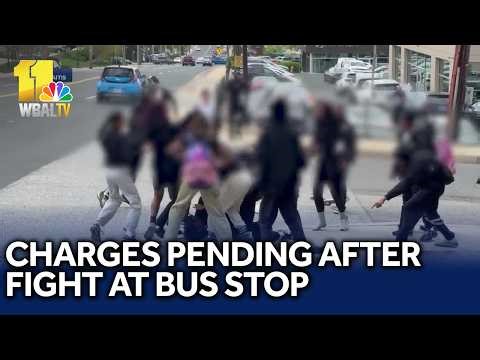 Charges pending after fight involving juveniles at bus stop