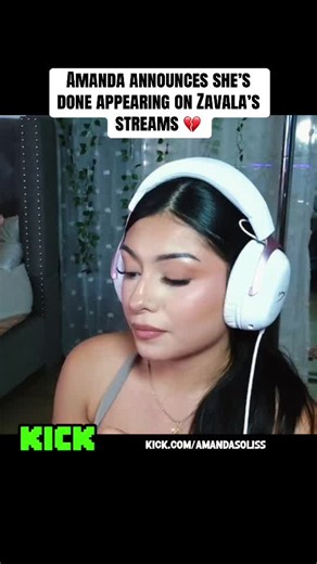 Amanda announces she’s done appearing on Zavala’s streams 💔 #amandasolis #zavala #zavalahimself #amanda #breakup