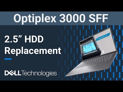 Dell Optiplex 3000 SFF | How to replace the 2.5" hard disk drive (HDD)
