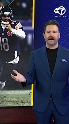 ABC7 sports team joins in on Ditka mustache fun ahead of Bears game