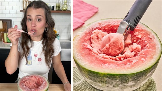 Watermelon ice cream recipe