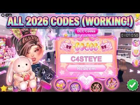 *NEW* ALL WORKING CODES FOR DRESS TO IMPRESS IN 2026! ROBLOX DRESS TO IMPRESS CODES
