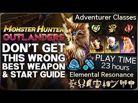 Monster Hunter - Full Starter Guide, Best Weapon For You & 39 IMPORTANT Gameplay Tips - Outlanders!