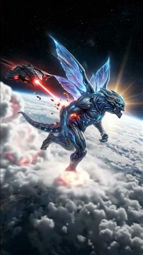 Alien Kaiju spotted in Low Earth Orbit! 🛸 #shorts