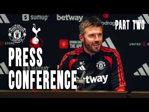 Michael Carrick Pre-Tottenham Hotspur | Press Conference: Part Two