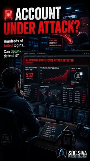 🚨 How to Detect Brute Force Attacks in Splunk | Build a Detection Rule Step-by-Step