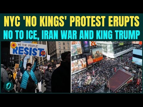 NYC No Kings Protest Breaking: Thousands Rally Against Trump | Mayor Mamdani ABSENT From Protests