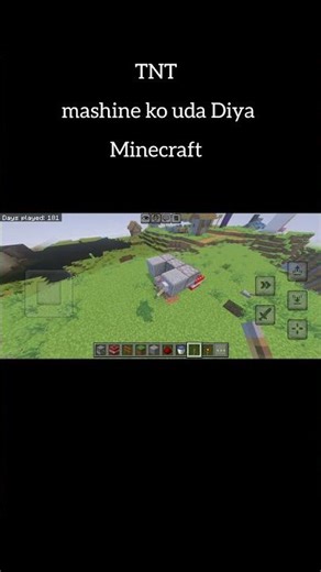 AA Hasnain #Minecraft: My TNT Machine Exploded Itself! (Epic Fail) 😭