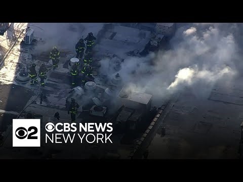 Crews battle massive fire in Midwood, Brooklyn