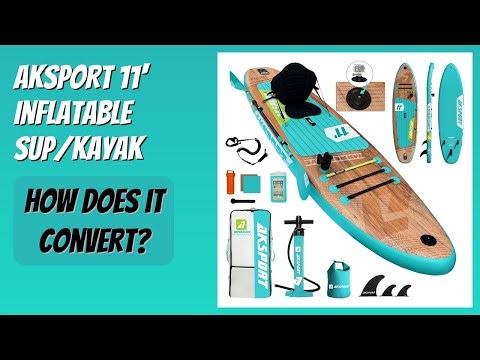 REVIEW (2026): AKSPORT 11' Inflatable SUP/Kayak. Features