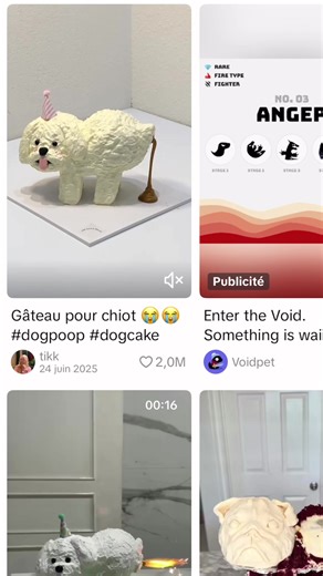 Art de gâteaux hilarants : gâteau chiot en perspective