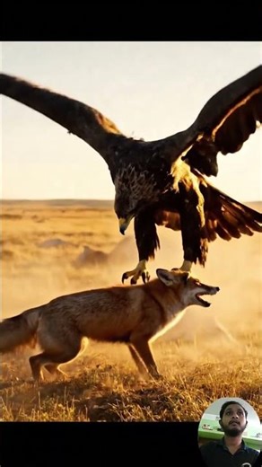 Eagle vs Fox Fight | Animal Fight #animalbattle #beastmode #bigcats