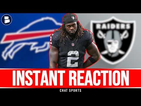 Raiders vs. Bills INSTANT REACTION, Highlights & Stats | NFL Week 6