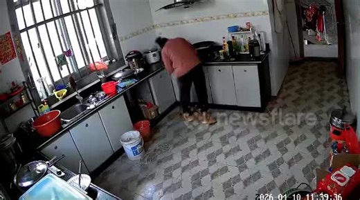Elderly woman triggers explosion after leaving gas on while cooking