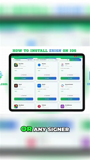 Install eSign on iOS: Latest Method on iPad! #shorts