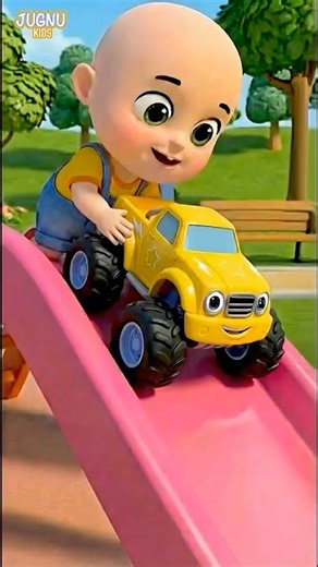 Ten Little Trains | Number Song | Nursery Rhymes & Kids Songs #shorts #childrensongs #babysongs