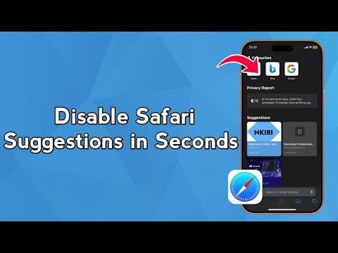 Disable Safari Suggestions in Seconds (iPhone)