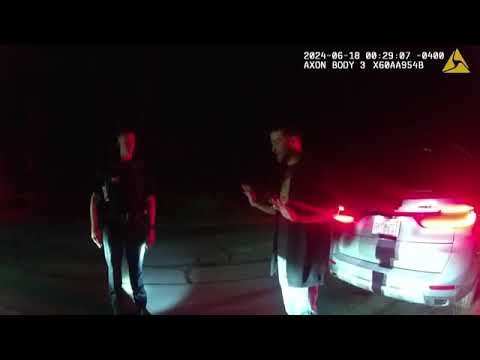 Justin Timberlake's arrest video, 6/18/2024. Body cam footage released by Sag Harbor Police Dept.