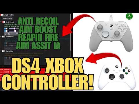 DS4 WINDOWS XBOX CONTROLLER | RAPID FIRE | ANTI RECOIL | AIM BOOST | AIM IA | BEAST!