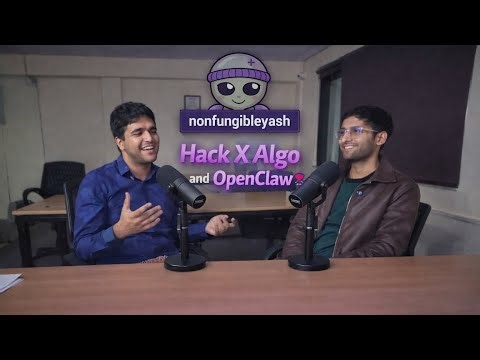 Hack X Algo and OpenClaw 🦞 with Himanshustwts