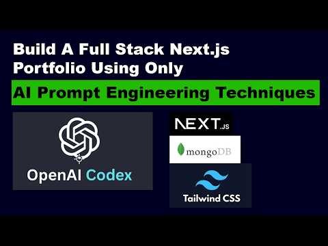 Build A Full Stack Next.js Portfolio Using Only AI Prompt Engineering Techniques