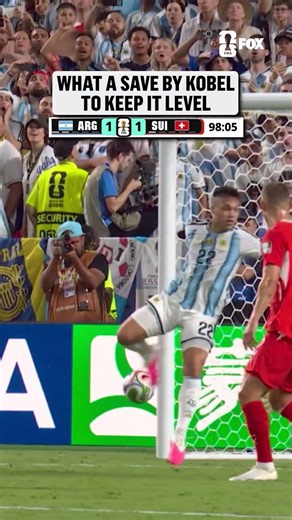 Gregor Kobel helps sent this one to Extra Time 🇨🇭