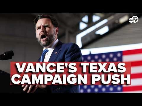 🔴LIVE | VP JD Vance brings midterm message to Tyler, Texas