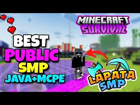 🌏 New Best Minecraft Public Smp ( Public Smp )🏔️ 24/7 Online| Cracked | Java + Pe | Free To Join 🌸