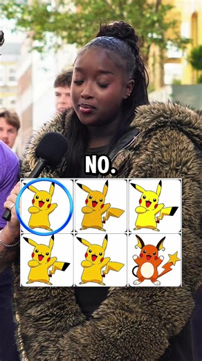 Do Gen Z know POKEMON?! 😨😨 #pikachu #genz #pokemon #streetinterview | pikachu