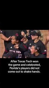 Game 3 of the Texas Tech-Florida had a lot of drama 😳