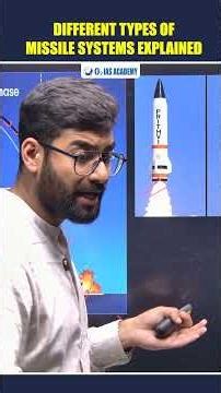 Different Types of Missile Systems Explained